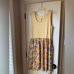 NWT Matilda Jane Adventure Begins Summer Sunset Dress - Size X-Large